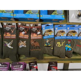 Vadász-horgász vastag pamut zokni